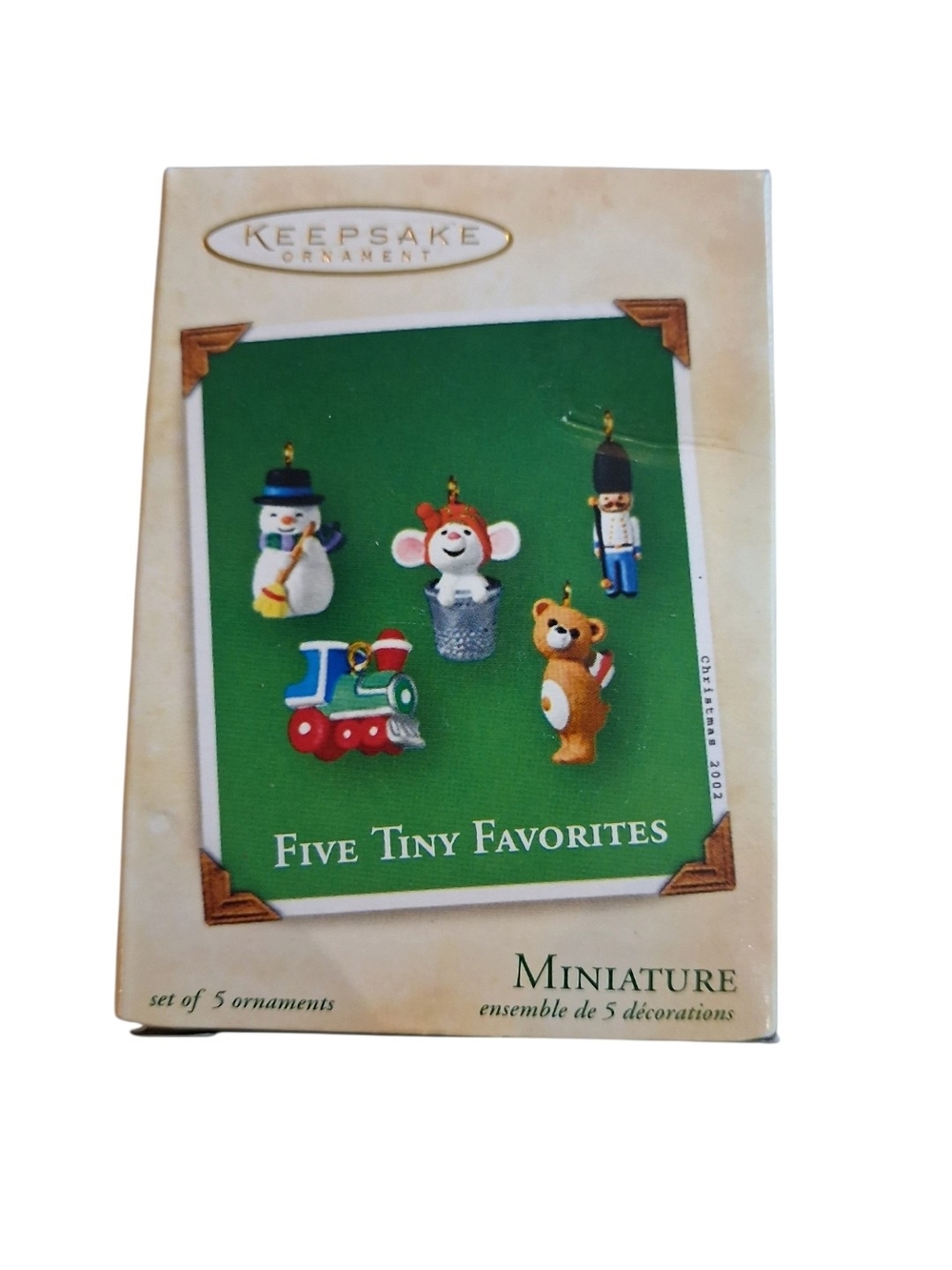 Hallmark Five Tiny Favorites Miniature Ornament Set